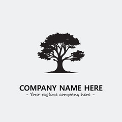Obraz premium Tree Silhouette Logo Company Design Illustration Vector Graphic Image