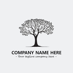 Obraz premium Tree Silhouette Logo Company Design Illustration Vector Graphic Image