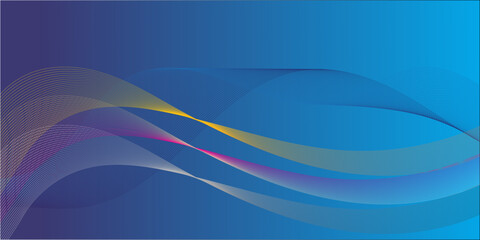 abstract blue background with waves