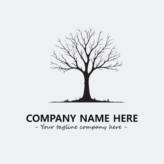 Obraz premium Tree Silhouette Logo Company Design Illustration Vector Graphic Image
