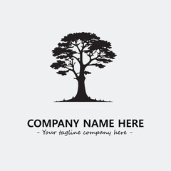 Obraz premium Tree Silhouette Logo Company Design Illustration Vector Graphic Image