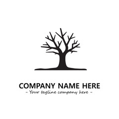 Obraz premium Tree Silhouette Logo Company Design Illustration Vector Graphic Image