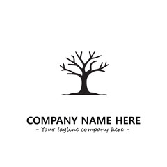 Obraz premium Tree Silhouette Logo Company Design Illustration Vector Graphic Image