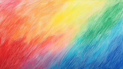 Colorful crayon drawing border with a vibrant multicolored background, ideal for educational or creative school projects.
