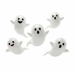 Cute Halloween Ghosts Free Images  Clipart transparent background