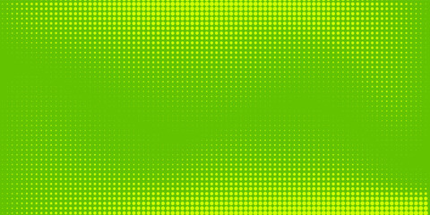 Dots halftone green color pattern gradient texture with technology digital background. Dots pop art comics with nature graphic design.