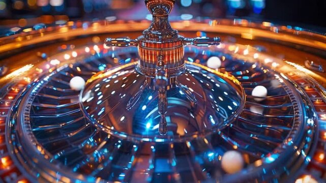 Spinning the Roulette Wheel at a casino