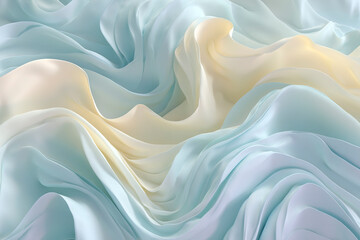 Abstract wavy background of silk.