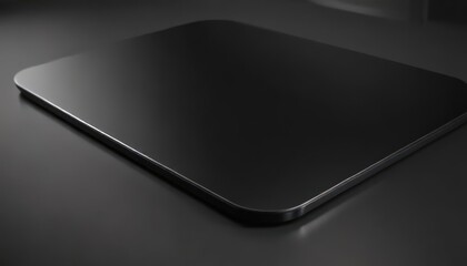 Sleek black aluminum, highly polished reflective surface ,  texture,  shadow