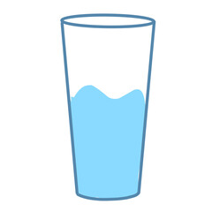 Illustration water in a glass