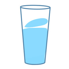 Illustration water in a glass