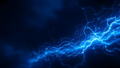Blue Power Energy Graphic Background for Futuristic and High-Tech Design Concepts








