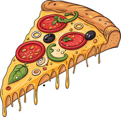 Pizza vector design