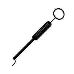 black mascara isolated on white