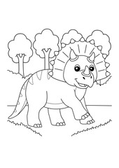 Cute Dinosaur Sitting Under an Umbrella on the Beach