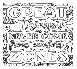 Motivational Quotes Coloring Pages For KDP
