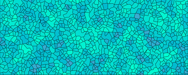 Fototapeta premium Fragmented mosaic layout featuring irregular geometric shapes in a tiled grid