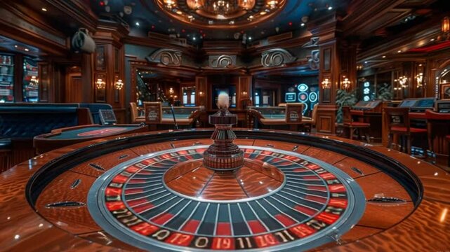 Spinning the Roulette Wheel at a casino