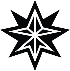 bright star icon vector illustration