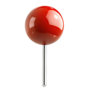 Striking red lobok fruit displayed creatively on a white background highlighting its unique shape and bright color isolated on transparent background..