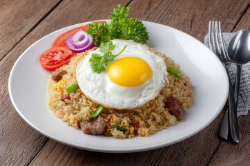 Savory Fried Rice with Sunny-Side Up Egg: A Delicious Culinary Delight