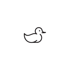 baby duck vector illustration