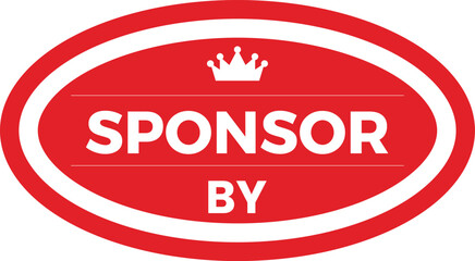 Sponsor By Badge Design