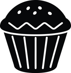 Muffin Icon Vector Illustration
