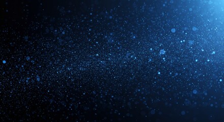 Ethereal blue dust particle cloud, a tranquil digital background with bokeh