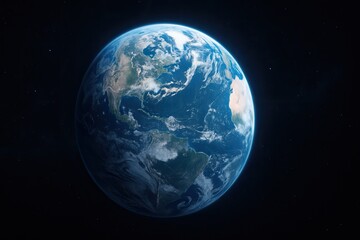Fototapeta premium Stunning High-Resolution Earth from Space with Vibrant Colors
