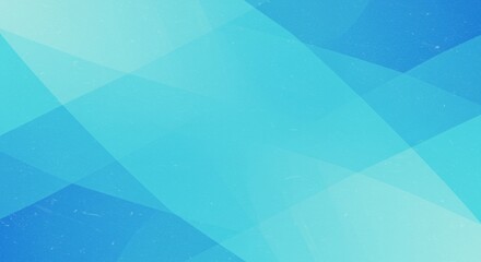 Serene azure abstract background featuring overlapping geometric shapes