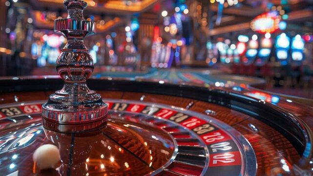 Spinning the Roulette Wheel at a casino