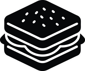Sandwich Icon Vector Illustration