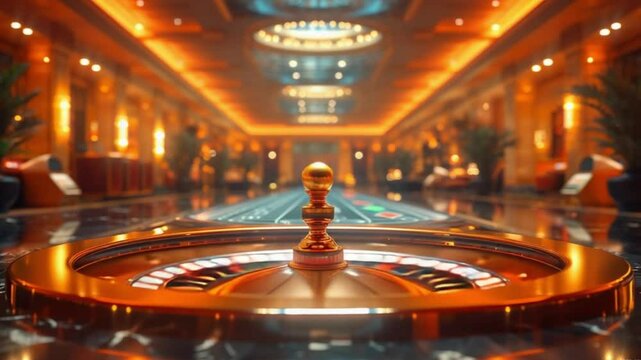 Spinning the Roulette Wheel at a casino