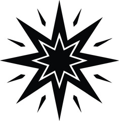 Star Explosion Icon Vector Illustration