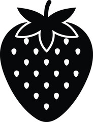 Strawberry Icon Vector Illustration