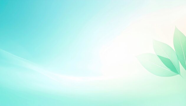 Nature's tranquil serenity with gentle leaves soothing background digital artwork bright environment calm viewpoint