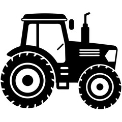 tractor isolated on white background