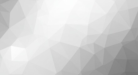 Fototapeta premium Geometric elegance in grayscale, polygonal texture, minimalist design background