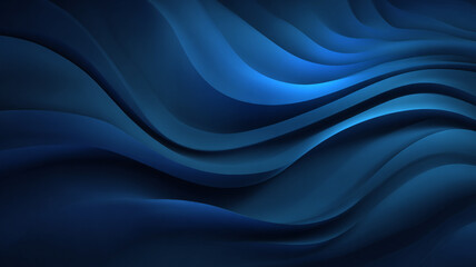 Obraz premium Abstract Dark Blue Wavy Background