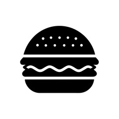 burger icon vector illustration