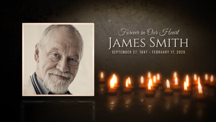 Funeral Biography Memorial Slideshow