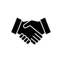 handshake deal icon vector illustration