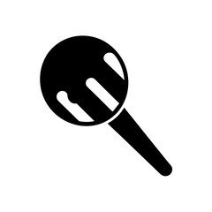 ice cream scoop stencil icon beautiful elements