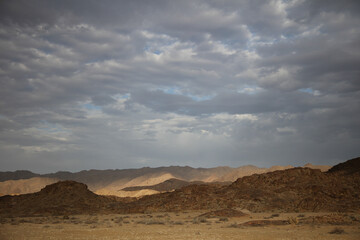 Rugged and arid landscape of the Richtersveld mountains