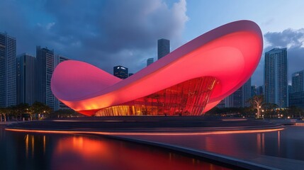 Fototapeta premium Modern Architecture at Night