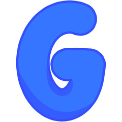 Colorful Neon Fun Font Alphabet