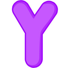 Colorful Neon Fun Font Alphabet