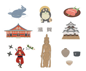 滋賀県の観光と名産