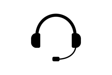 Headset icon customer service support call center